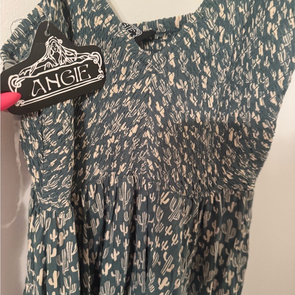 4/$10 Angie Cactus Print Women’s Dress - Picture 4 of 11